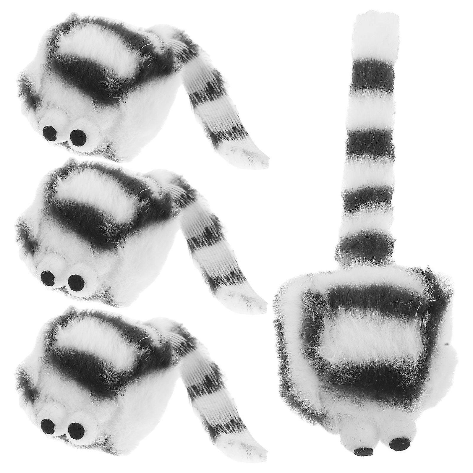 4pcs Interactive Plush Cat Mice Toys with Catnip for Indoor Cats – Realistic Design for Engaging Play at Home or Pet Stores