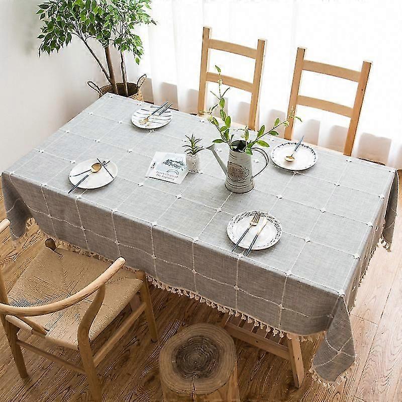 Elegant Rectangular Tablecloth 140x240cm for Dining Room & Kitchen Decor