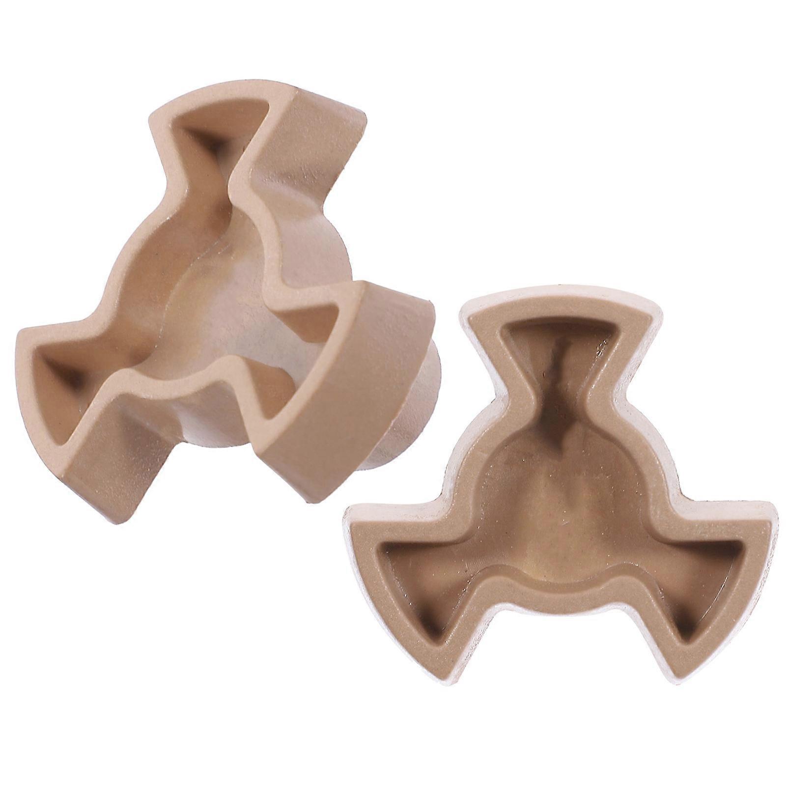 Microwave Spindle Microwave Oven Turntable Part Y-Shaped Shaft Holder Plastic Material Replacement Part 2Pack
