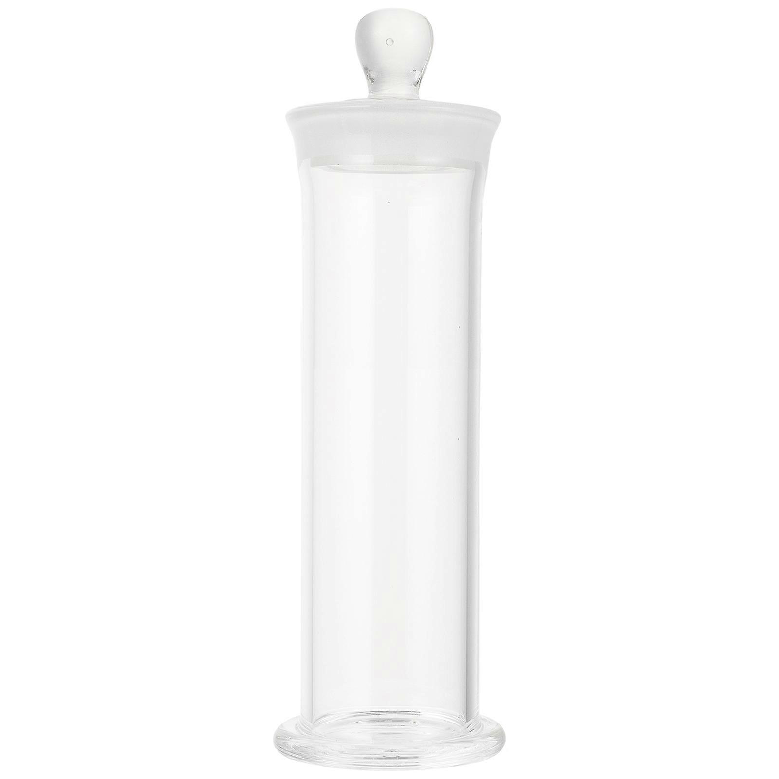Borosilicate Glass Bottle 1Pcs Transparent Specimen Vial for Storage Use Prevent Liquid Spatter