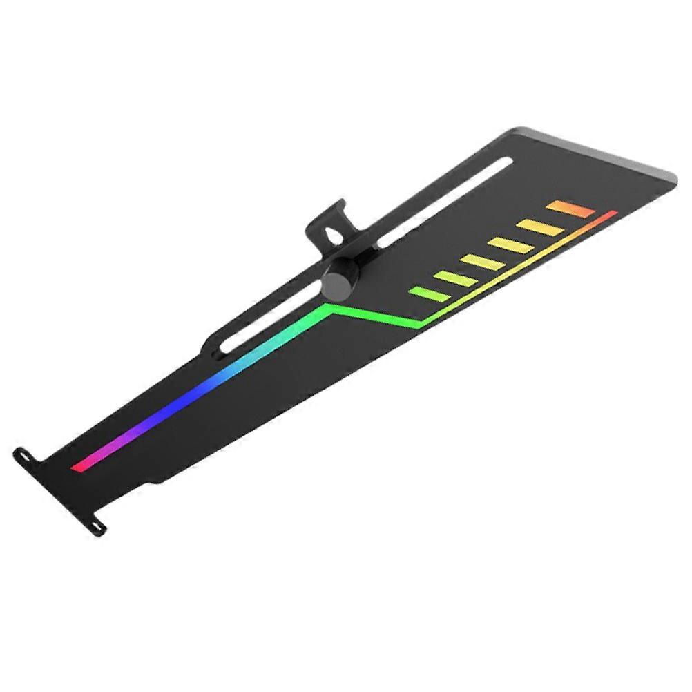 Multifunctional Graphics Card Support Bracket For PC Enthusiasts Black Aluminum 1Pcs