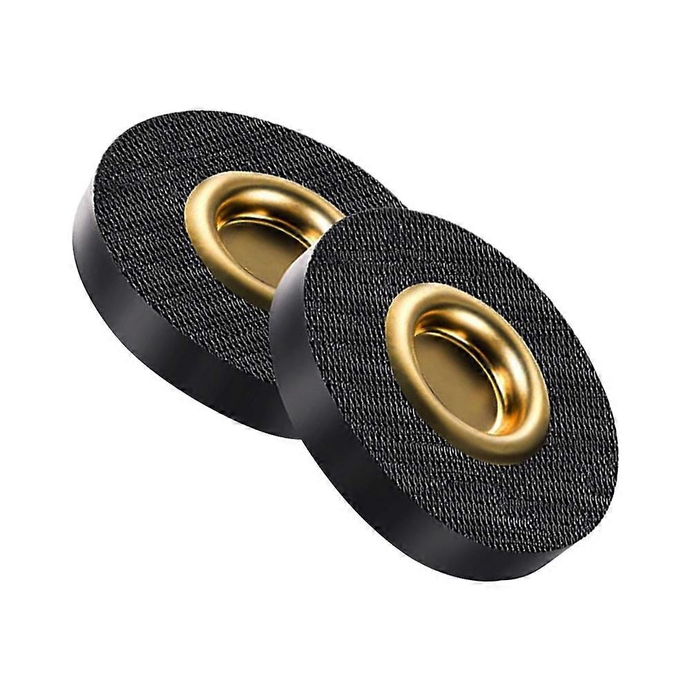 Non-slip Cello Mats 2Pcs Round Instrument Support Supplies Black Color Suitable For Cello Accessories During Practice And Performance