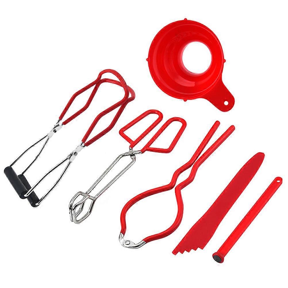 Multifunctional Jam Making Kit with Non Slip Tongs, Canning Funnel, and Lid Lifter – Easy to Use and Clean Preserving Tools Set