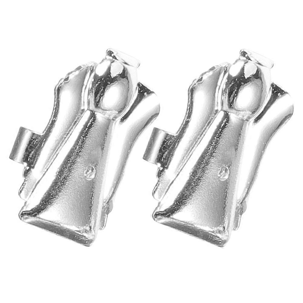 Earring Supports Earring Lifter For Small And Daily Wear Silver 2Pcs