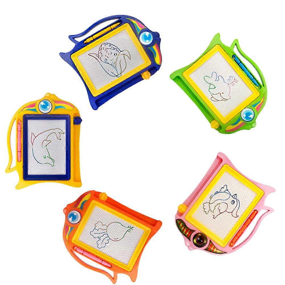Magnetic Drawing Board For Kids 5Pack Colorful Writing Board Educational Toy Indoor Play Erase Function