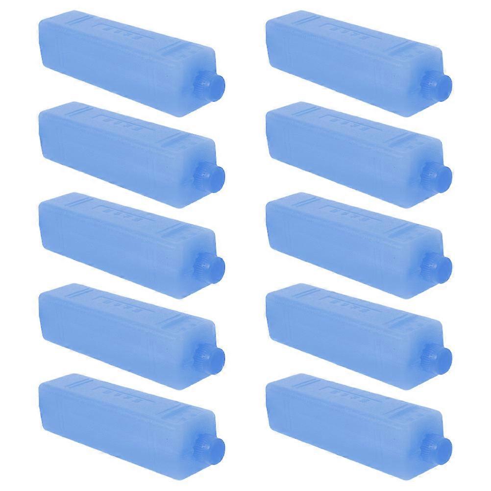 10pcs Reusable Ice Packs 6.56" x 4.5" Multi Functional Freezer Packs for Lunch Boxes, Travel, and Cold Chain Transportation