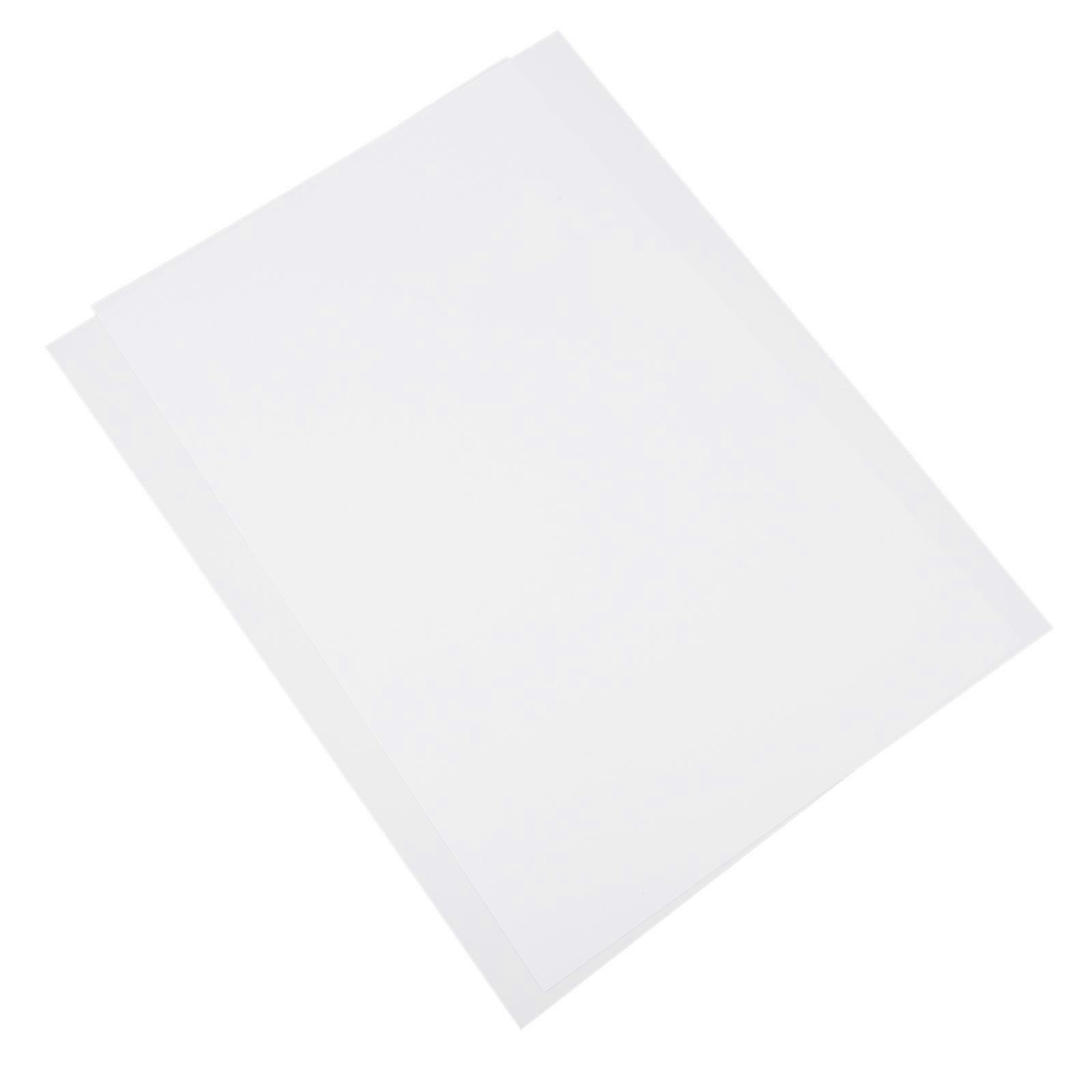 Transparent Shrink Plastic Sheets 29.5X11cm For Ornaments Creation Convenient Size 2Pack