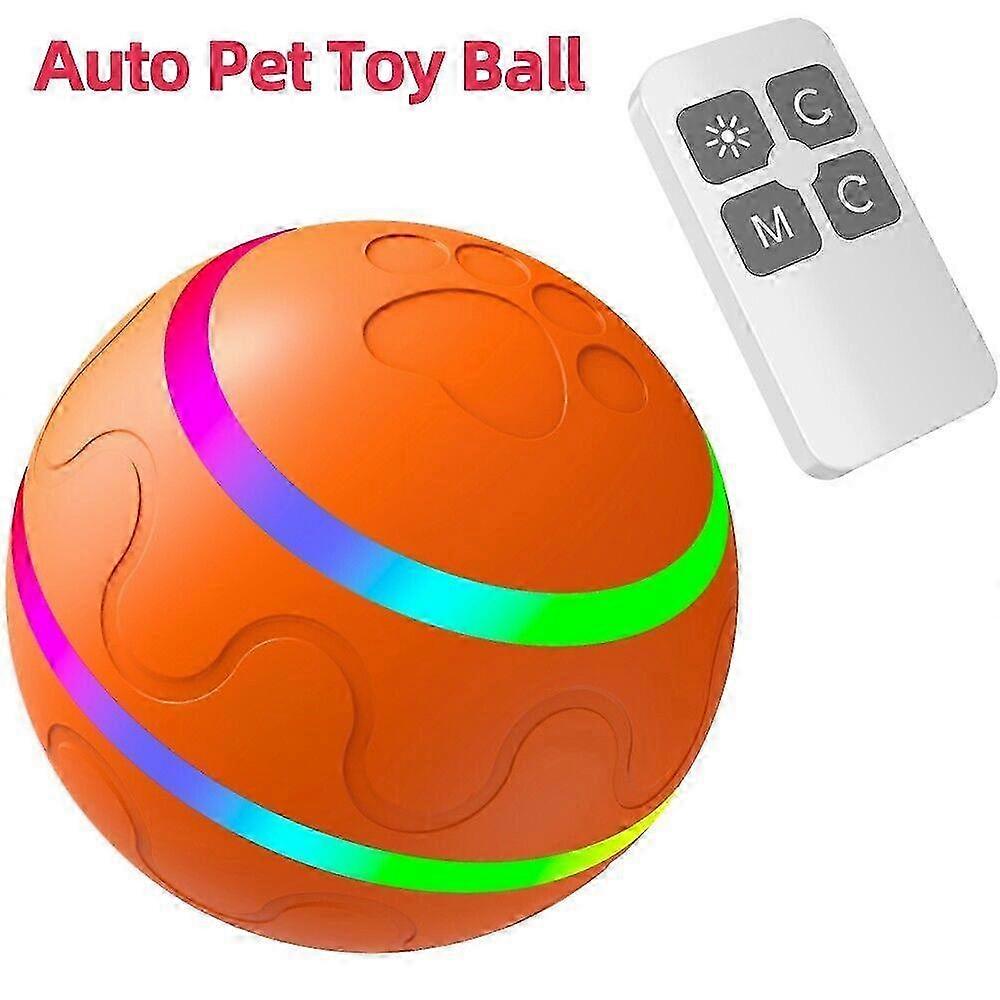 2025 Pet Dog Puppy Toys Ball Remote Control Chewing Interactive Toy with Light