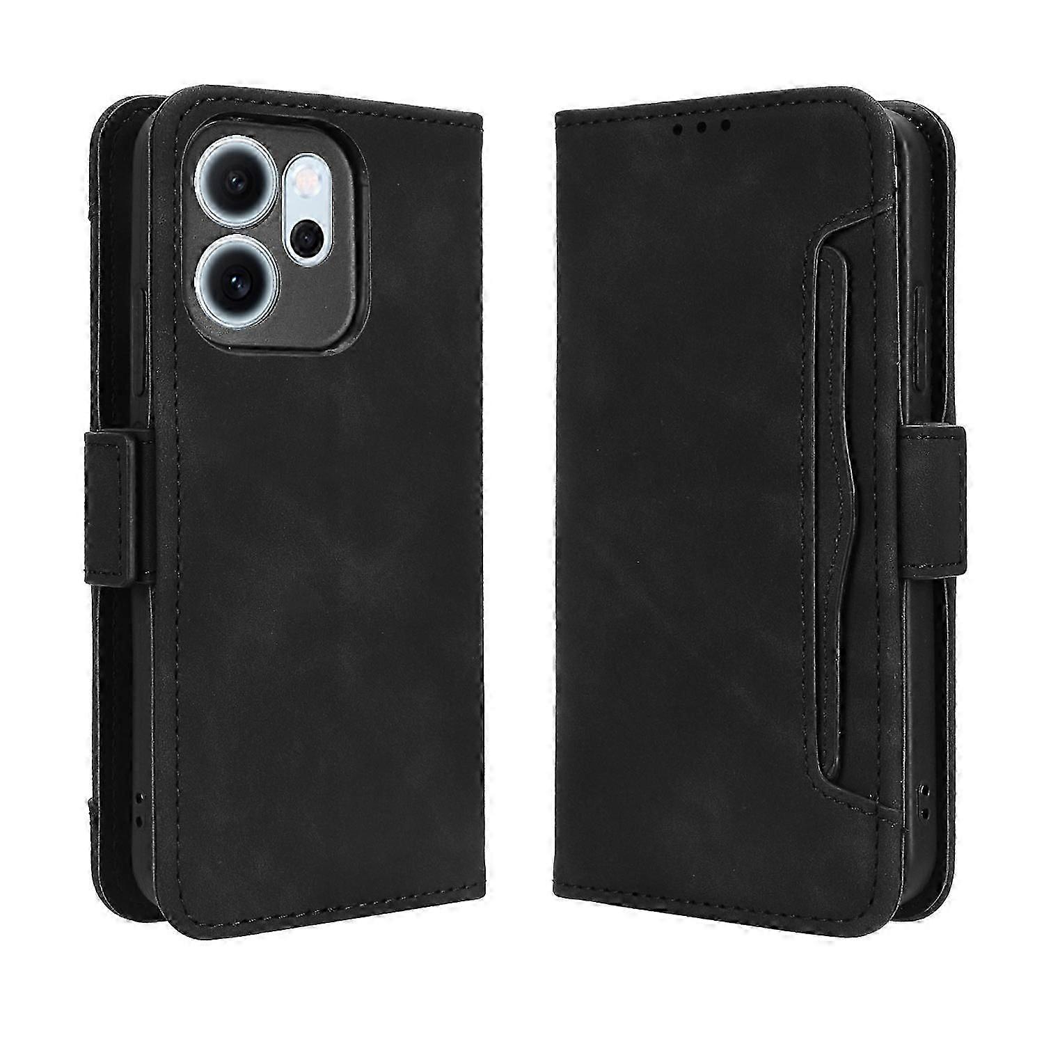 Compatible For Oppo Reno 14F 5G Leather Case Phone Wallet Cover with Multiple Card Slots