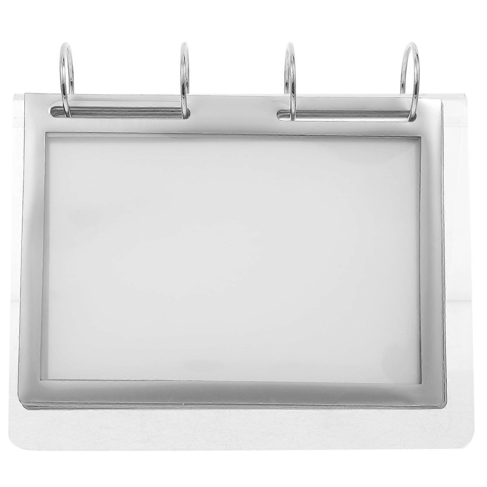 Acrylic Presentation Stand Menu Display Holder Show Stand Display Rack Mounted Party Stand