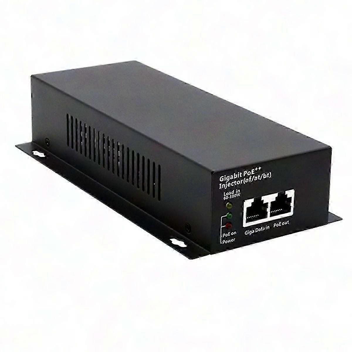 90W Hi-Power Gigabit POE++ Injector (Af/At/Bt) for IP Camera & AP - US Plug Power Supply