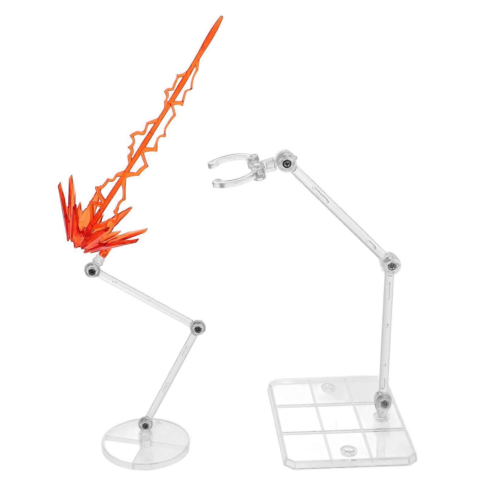 1 Set Of Action Figure Display Stand With Effect Anime Model Showing Rack Action Figure Display Support Base With Eye-Catching Effect