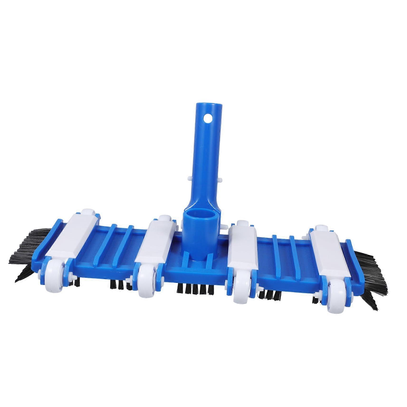 Flexible Pool Vacuum Head with Brush for Effective Pool Cleaning Compatible with Above Ground and In-Ground Pools