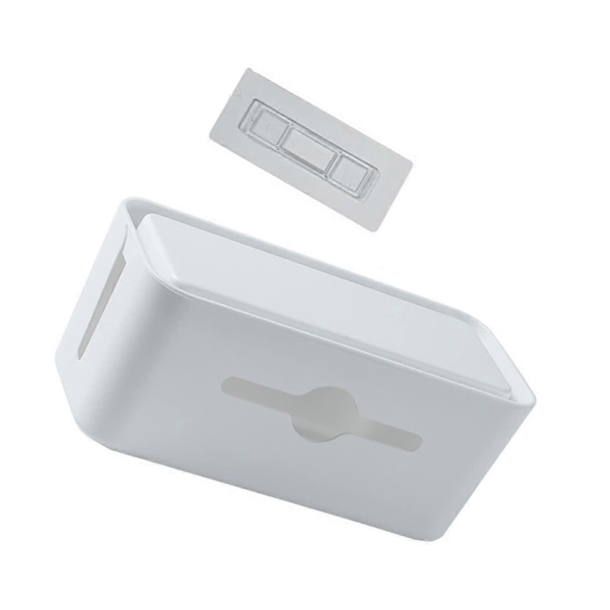 Cable Management Box for Desk - Large Storage Solution for Charging Cables and Power Strips with Thoughtful Design and Cooling for Home Office