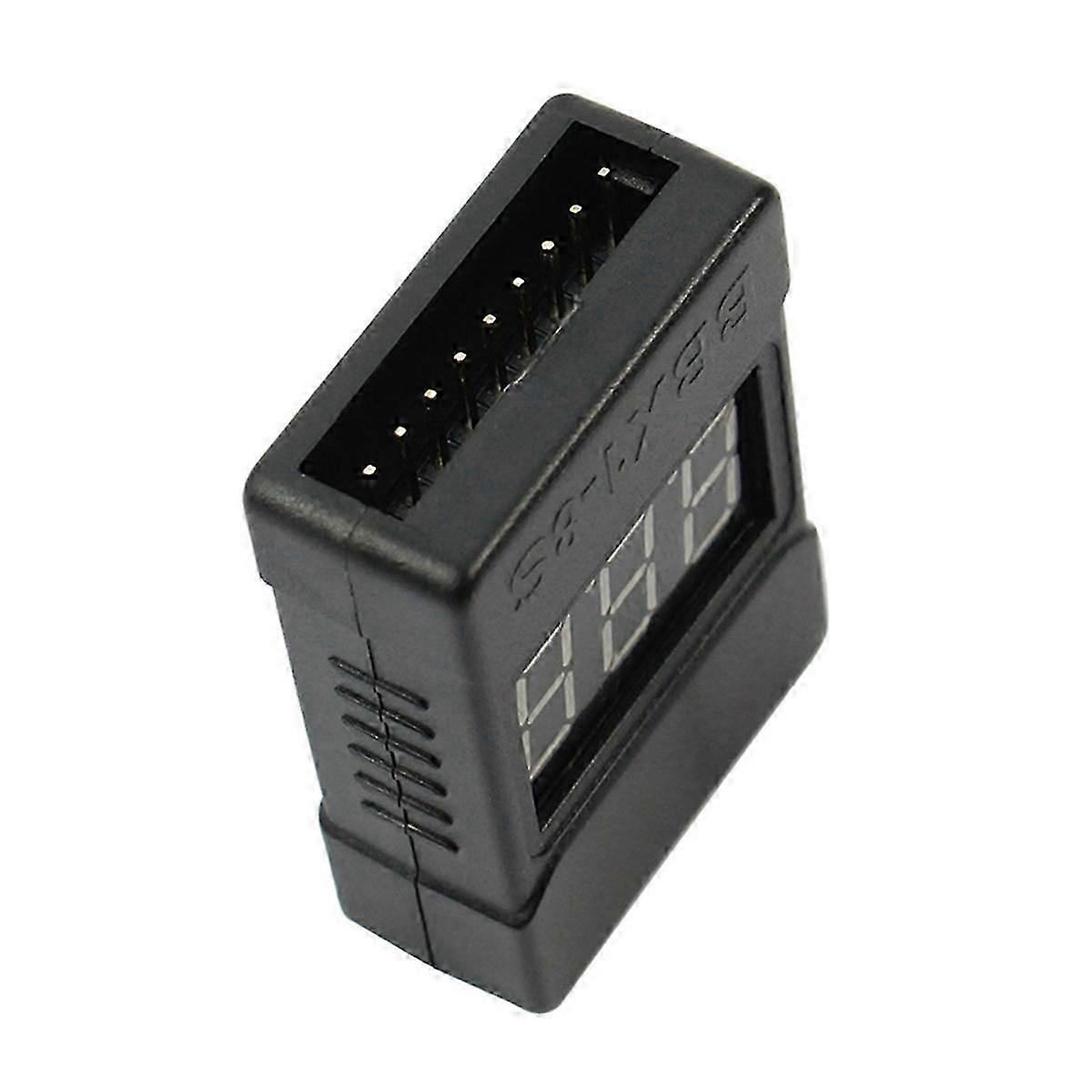 BBX1-8S 1-8S 2IN1 Lipo Battery Voltage Tester/Low Voltage Buzzer Alarm/Battery Voltage Checker Dual Speaker,with Case