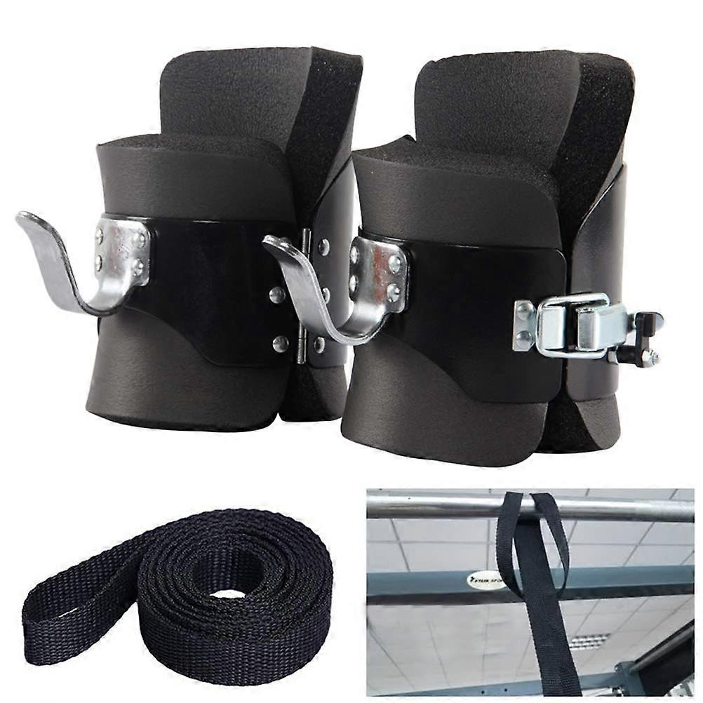Weight Boots with Stainless Steel and NBR, Comfortable Padding for Stretch Exercises, 150KG Capacity, Black Color
