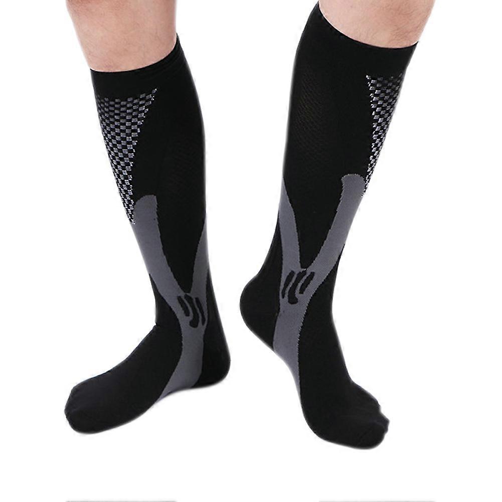 Men Compression Socks Orthopedic Support Stockings Calf Guard Protector for