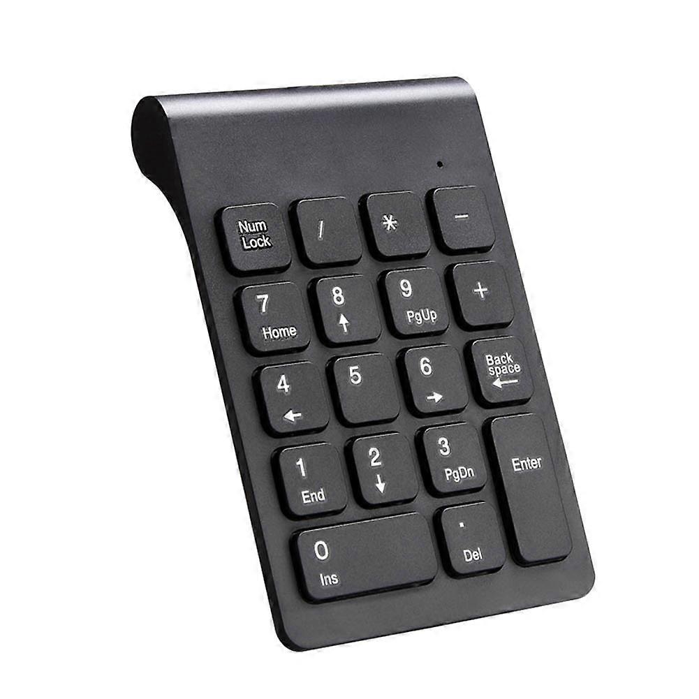 Portable 2.4G Wireless Digital Keyboard USB  Number Pad 18 Keys Mini Numeric