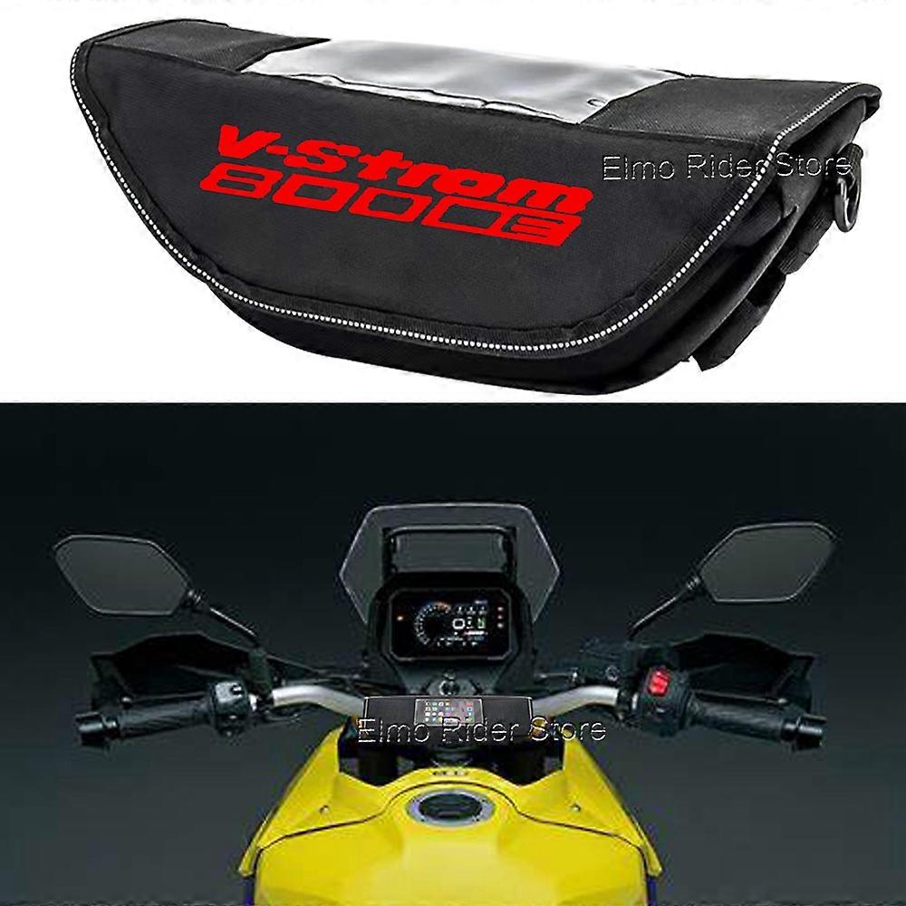 For Suzuki V-Strom 800DE V-Strom 800DE 2023 Motorcycle Waterproof And Dustproof Handlebar Storage Bag Shock-proof Navigation Bag -D