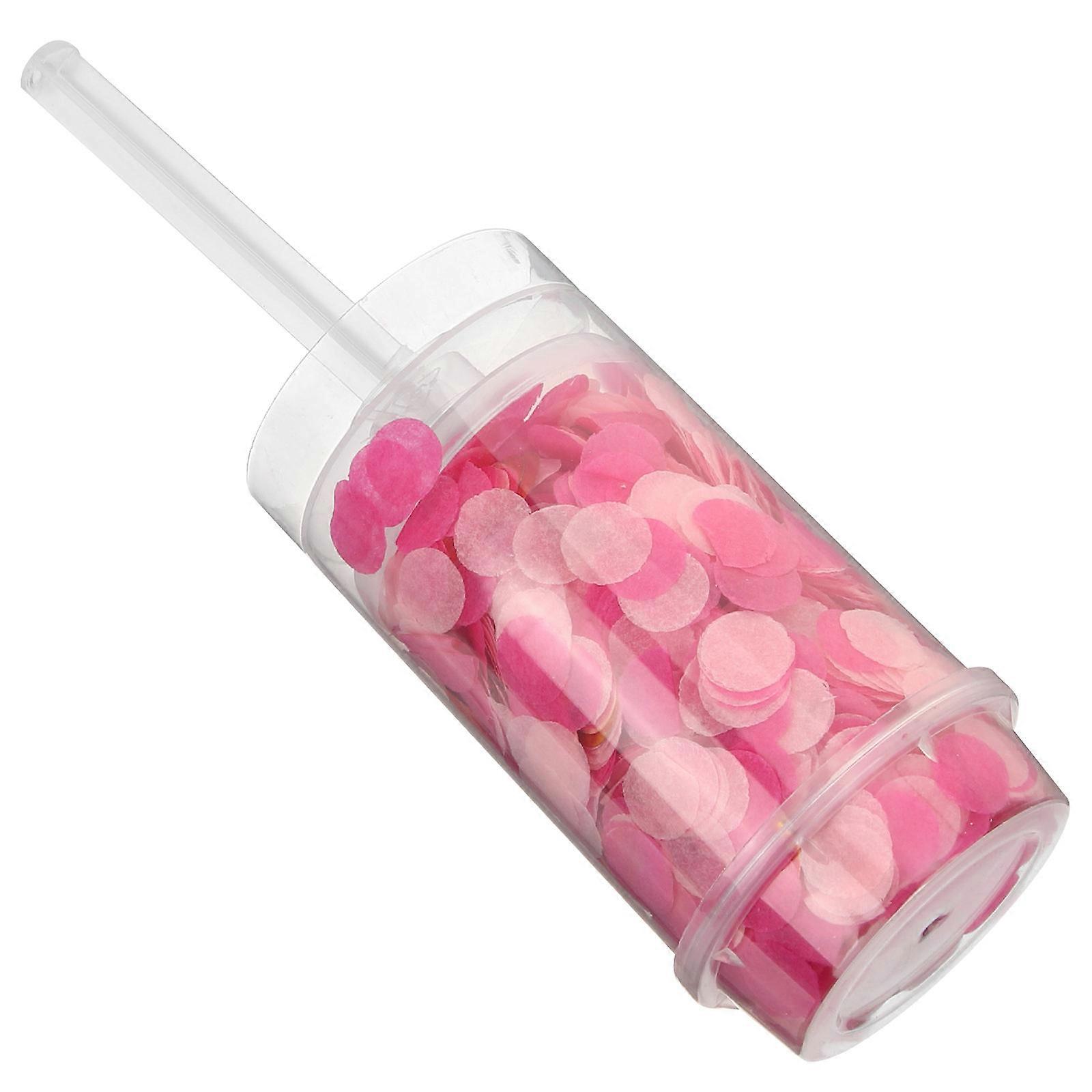 Pink Paper Confetti for Party Decor with Lightweight Design 5pcs