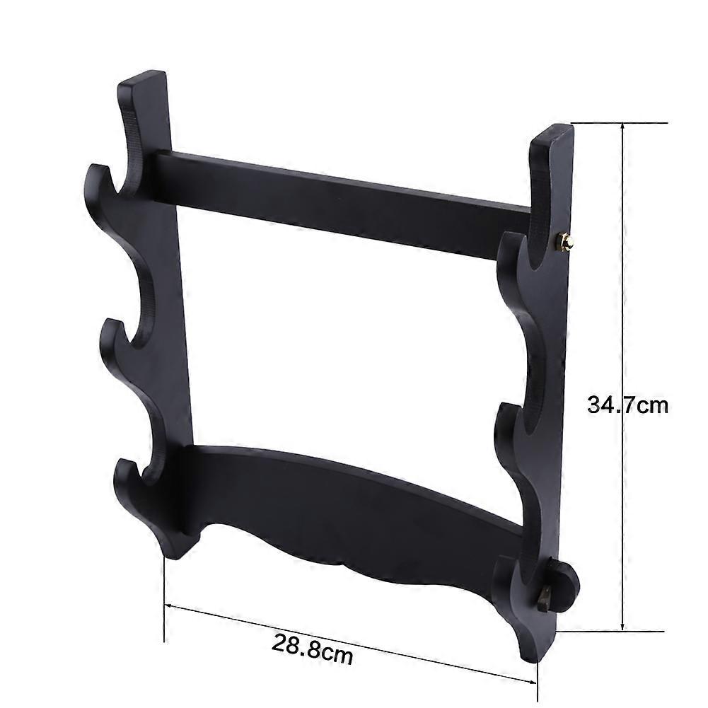 1pc Three tier Samurai Sword Katana Holder Hanger Bracket Display Parts Wall Mounted