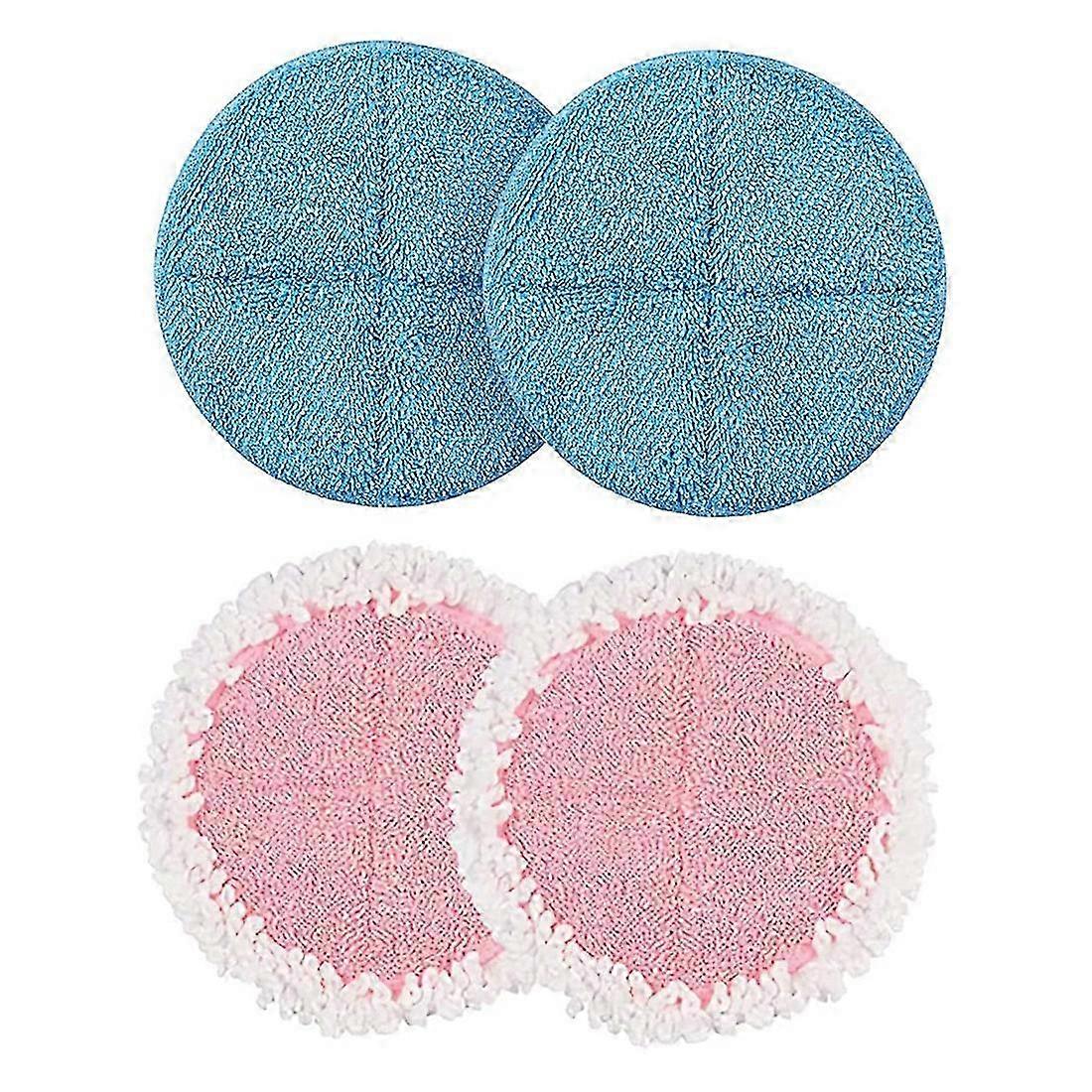 4 Pack Replacement Parts Mop Cloth Pads for BOBOT Electric Mop Cleaning Pads Accessories Household Tools