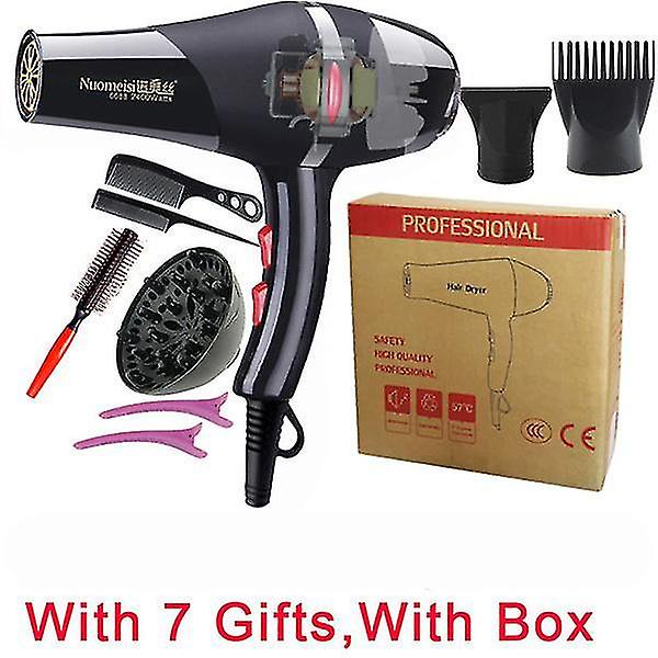 Vrai 2100w Professionnel Sèche-cheveux Haute Puissance Outils de coiffure Sèche-cheveux Chaud et Froid Eu Plug Sèche-cheveux 220-240v Machine