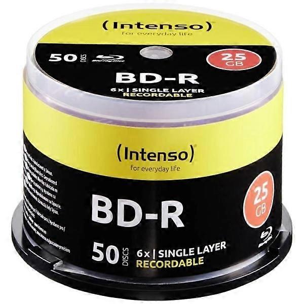 Blu-ray BD-R - Intenso - 5001115 - 25 Go - 50 pcs - Blank in spindle