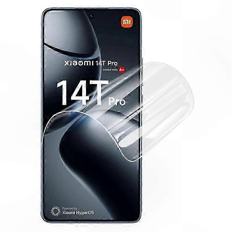 Hydrogel Screen Protector for 14T Pro/14T, Ultra Clear TPU Full Coverage Film for Enhanced Display Protection and Clarity