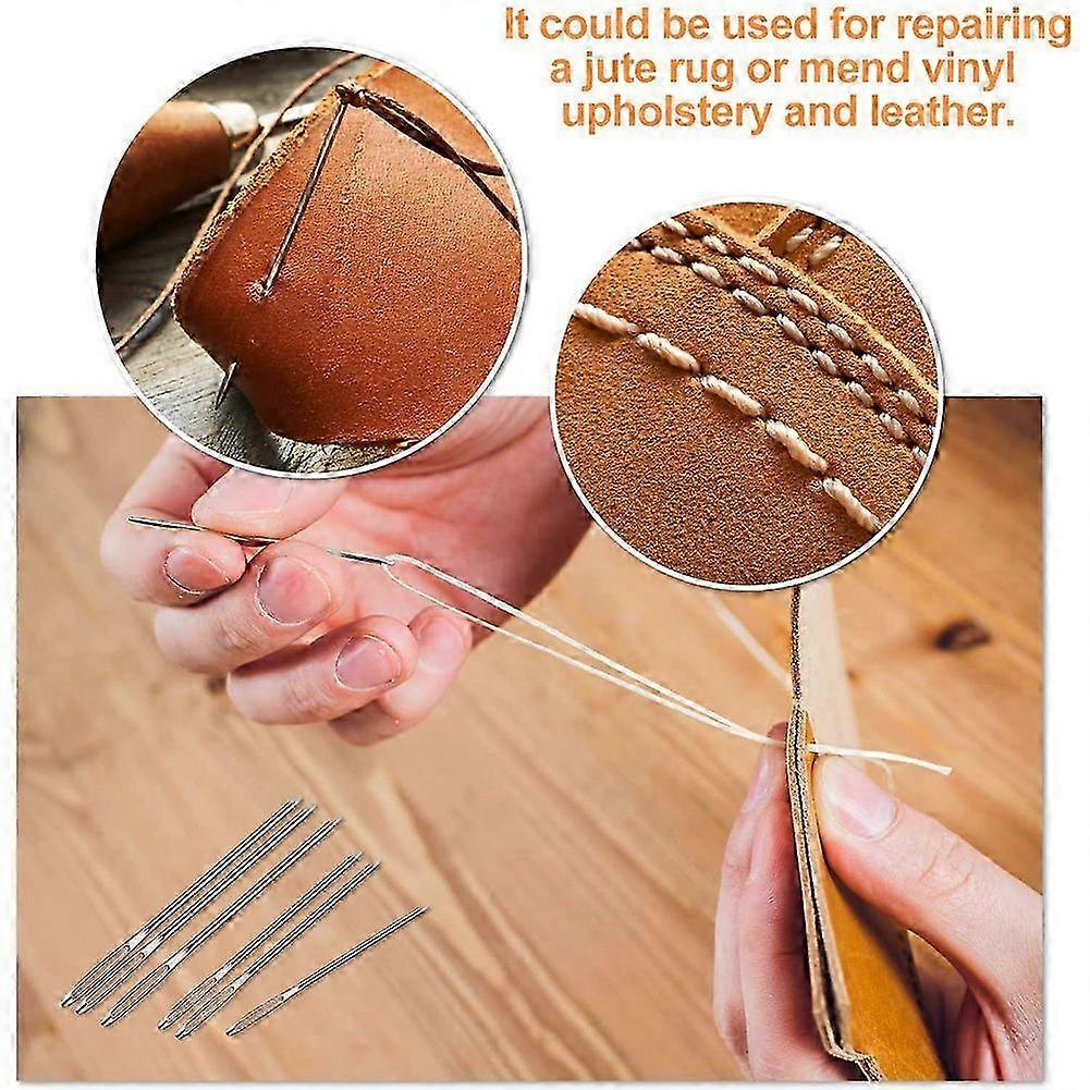 Darning Needle Big Eye Sewing Needle in Transparent Tube