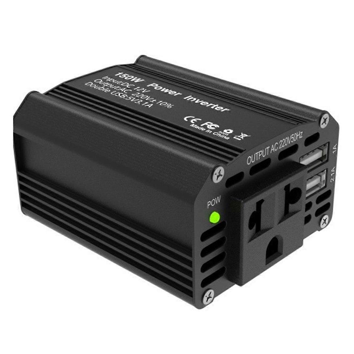 150w Car Inverter 12v to 220v Power Converter Booster Automotive Inverter Power Converter Boost A EU Plug
