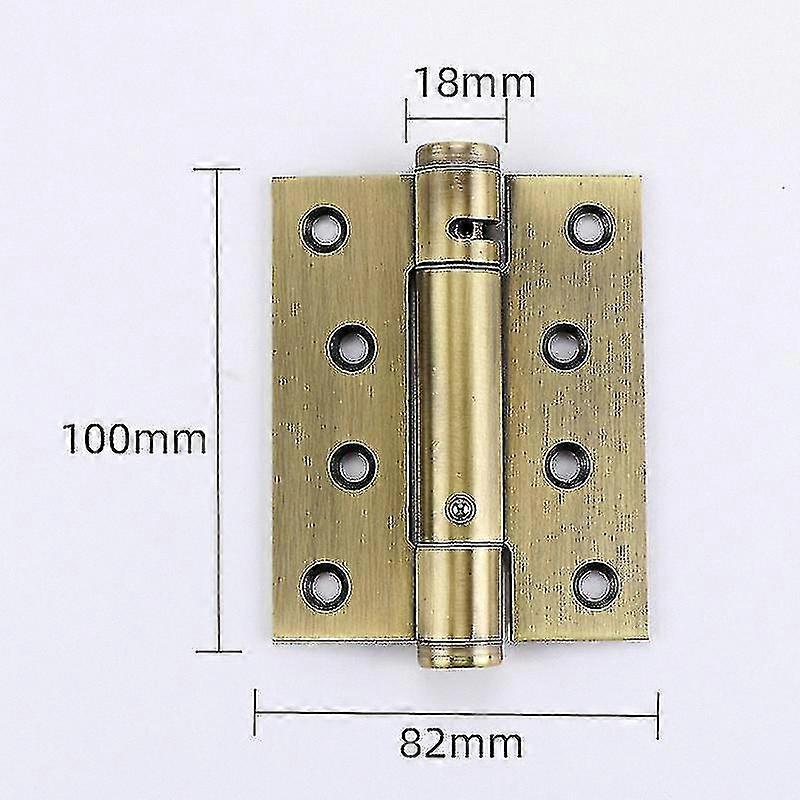Automatic Self-Closing Door Hinge with Invisible Damping Buffer for Quiet Operation