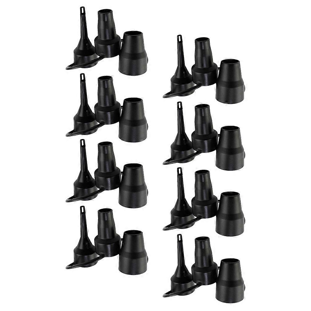8Pcs Versatile Air Pump Nozzles for Inflating Mattresses and Pool Toys Made of Durable Plastic
