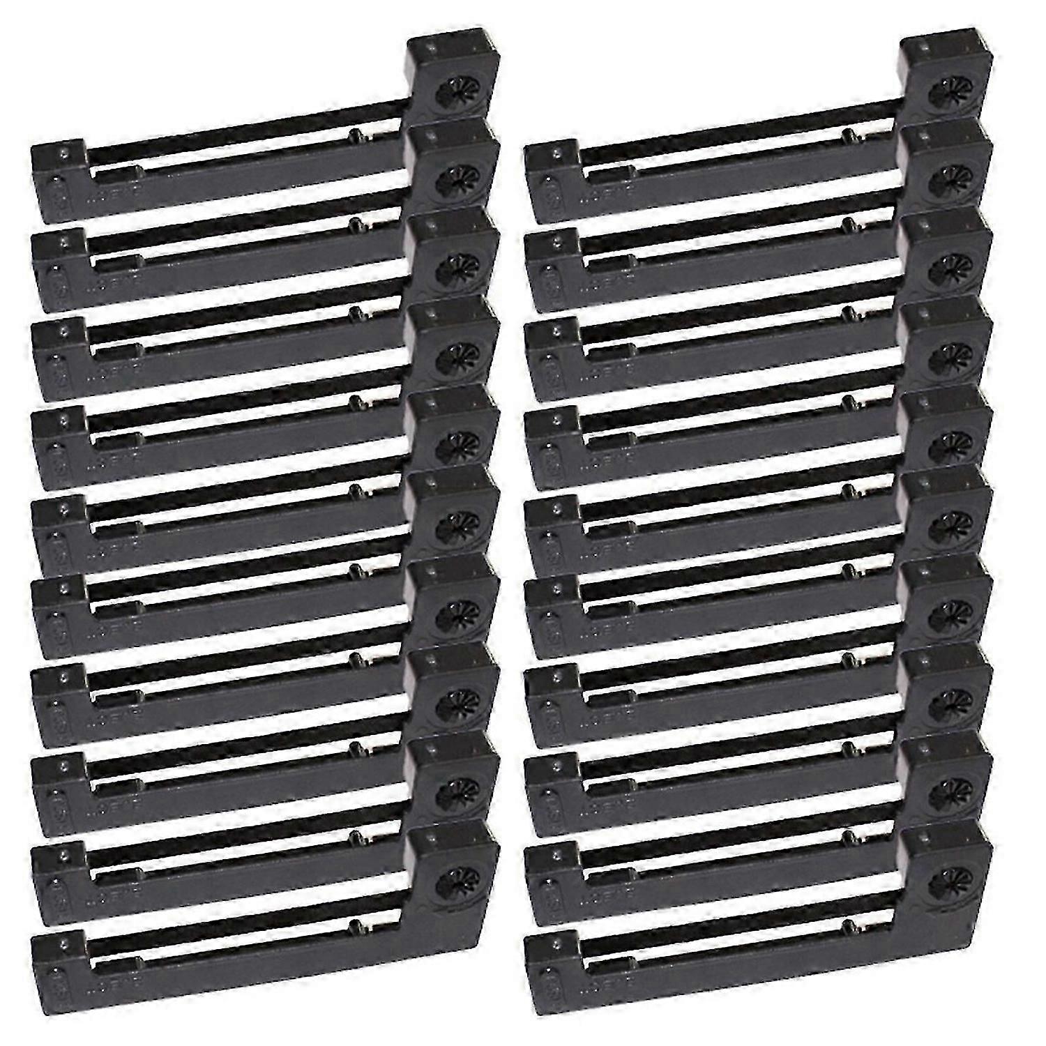 20pcs Black Taxi Ribbon Cartridge Tape Erc-05 Erc05 Fit For Epson M150 M-150ii M1500ii M150ii Ec7000