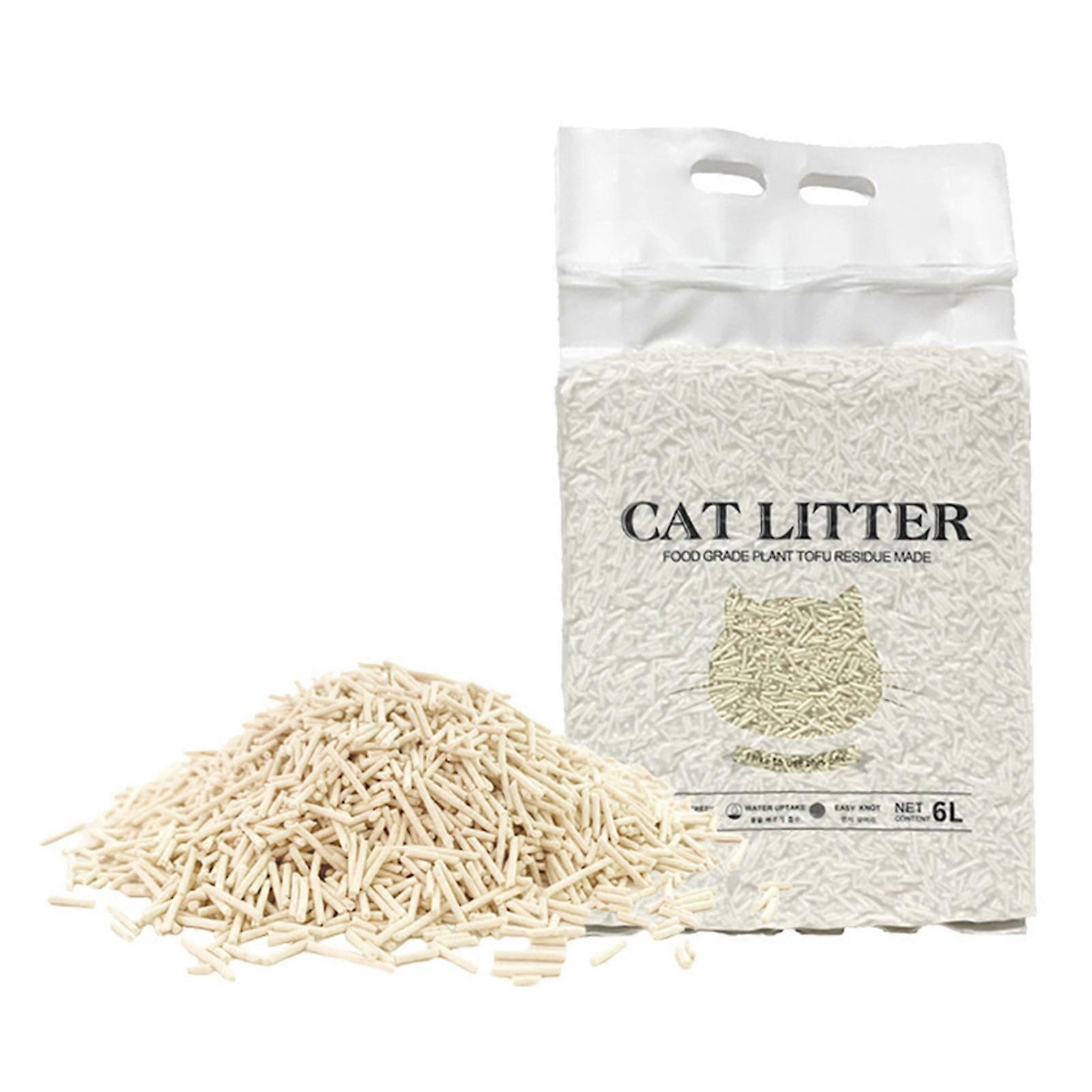 Tofu Cat Litter For Odor Control Clumping Fast &Firm Clumping Easy Scoop Clean-Up. For Health-Conscious Cat Parents