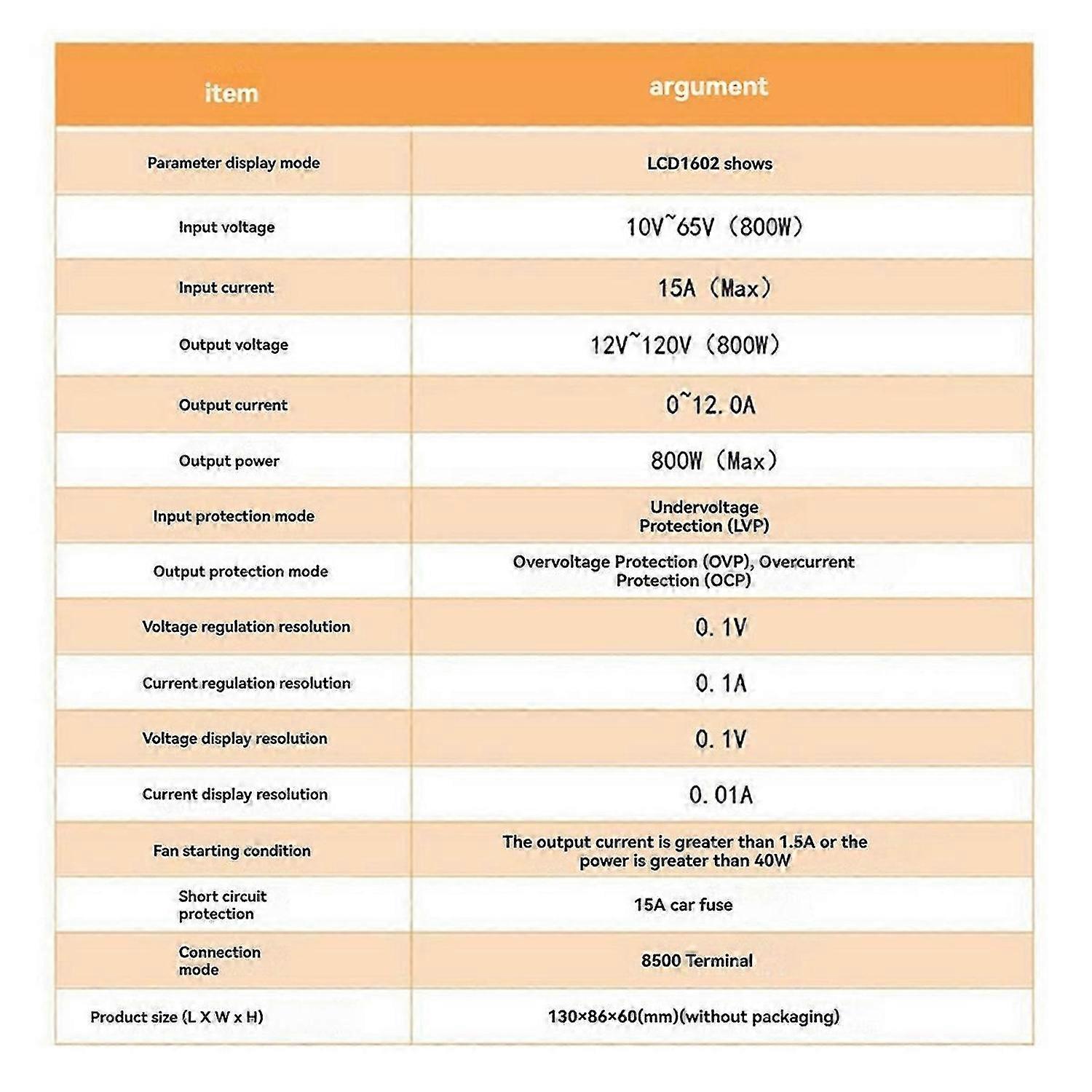 DPX800/LCD Display DC Numerical Control Boost Constant Voltage Supply