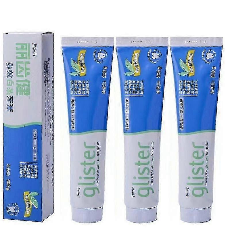1-8pcs Glister Multi-action Fluoride Toothpaste 200g