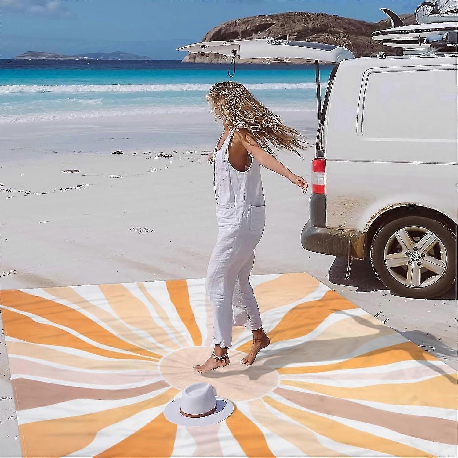 Sandproof Extra Large Beach Blanket Travel for 2025