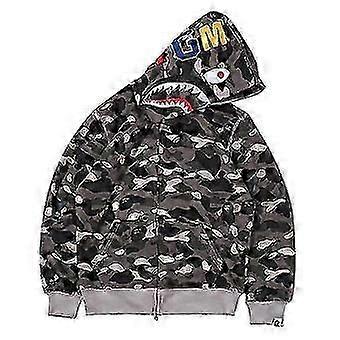 Νέα τάσηHoodie Camo Print Βαμβάκι Casual Loose Zip Hoodie Jacket Για Άνδρες Γυναίκες