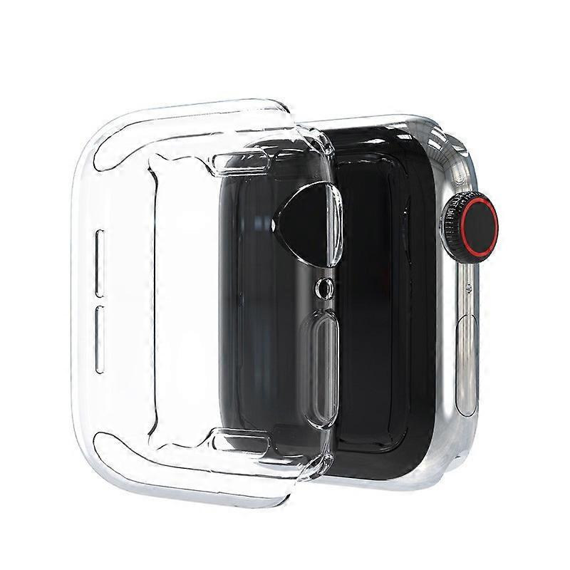 For Apple Watch Series 9/8/7 41mm Full Coverage Anti-scratch TPU Smart Watch Protective Case