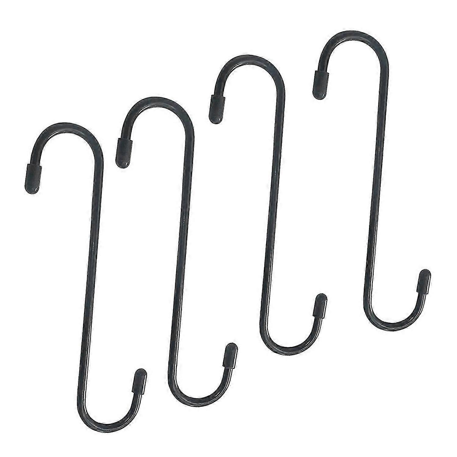 4pcs Car Caliper S-Shape Brake Caliper Hanger Hooks With Rubber Tips