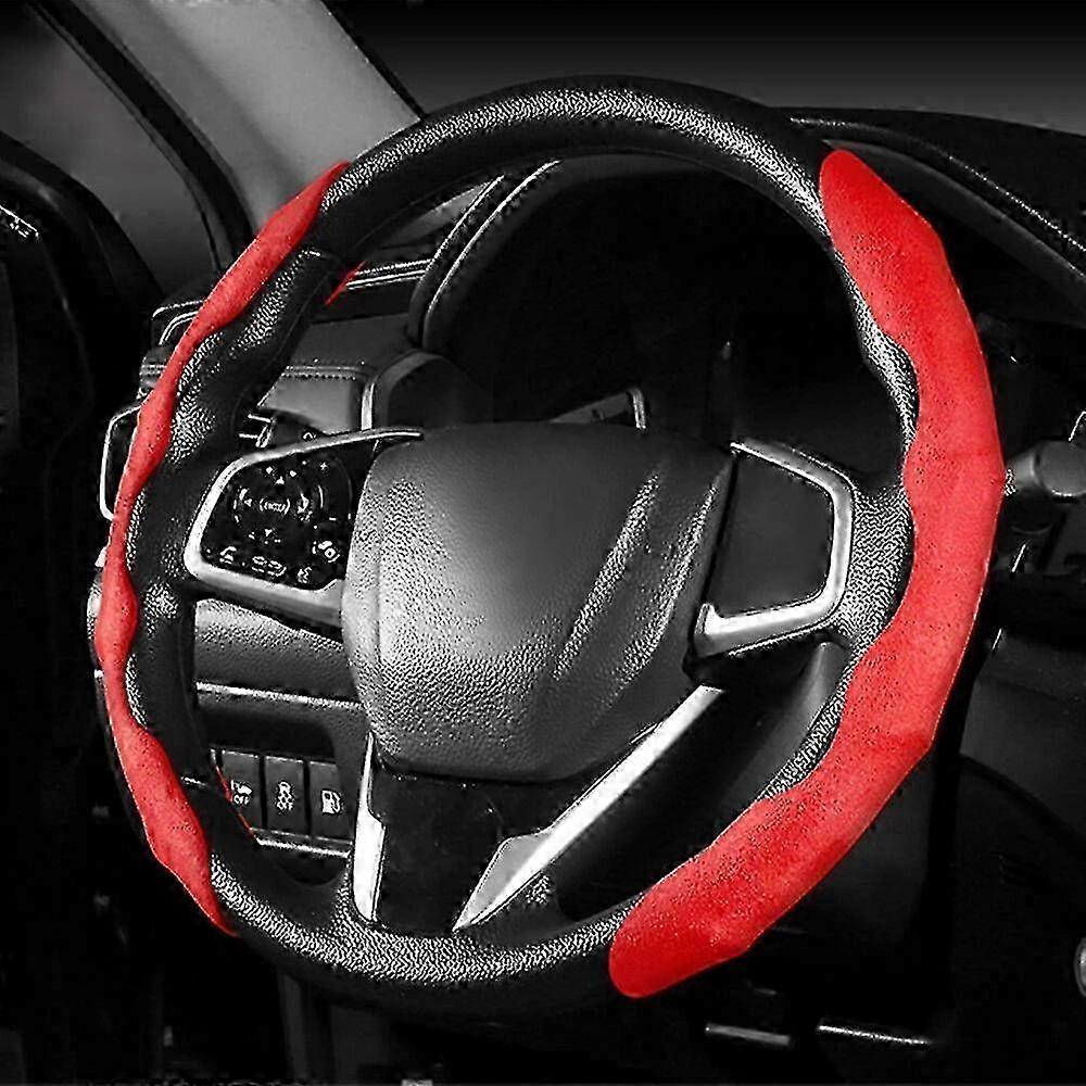 Pour Suzuki Jimny jb64 jb74 jb43 jb53 Auto Accessoires Daim Couverture De Volant De Voiture Antidérapant Couverture De Volant Antidérapant