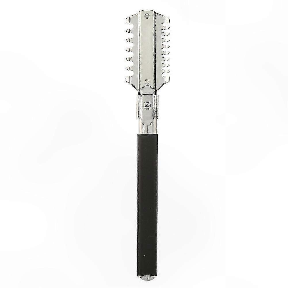 Manual Hair Thinning Razor for Styling and Cutting, Double Edge Barber Tool for Precision Grooming