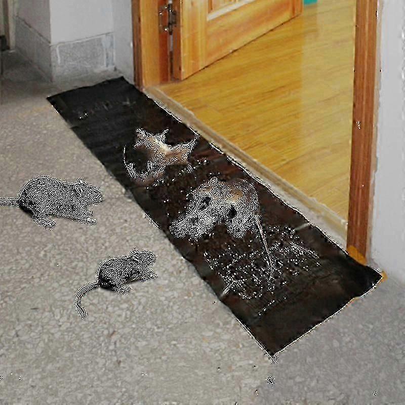 特大47x11インチラットグルートラップ(1/5/10パック)効果的な害虫駆除のための頑丈な無毒スティッキーマウスパッド