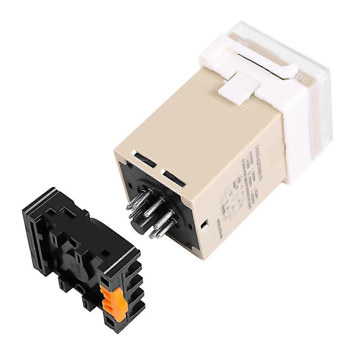 For Ac 220v 5a Programmable Double Delay Relay Device Tool Dh48ss