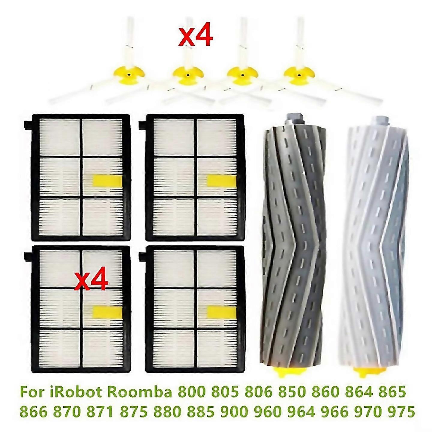 For Dust Box Hepa Filter Main Side Brushes For Irobot Roomba 800 805 806 850 860 864 865 866 870 871
