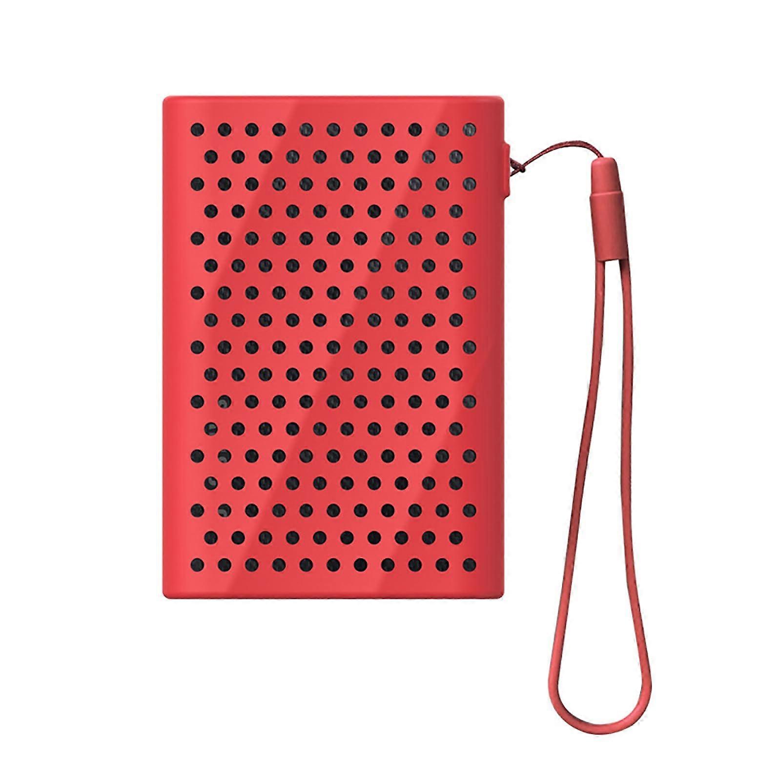 Silicone Case Ultra Thin Shockproof Cover AntiScratch Red Data Security for T9 SSD