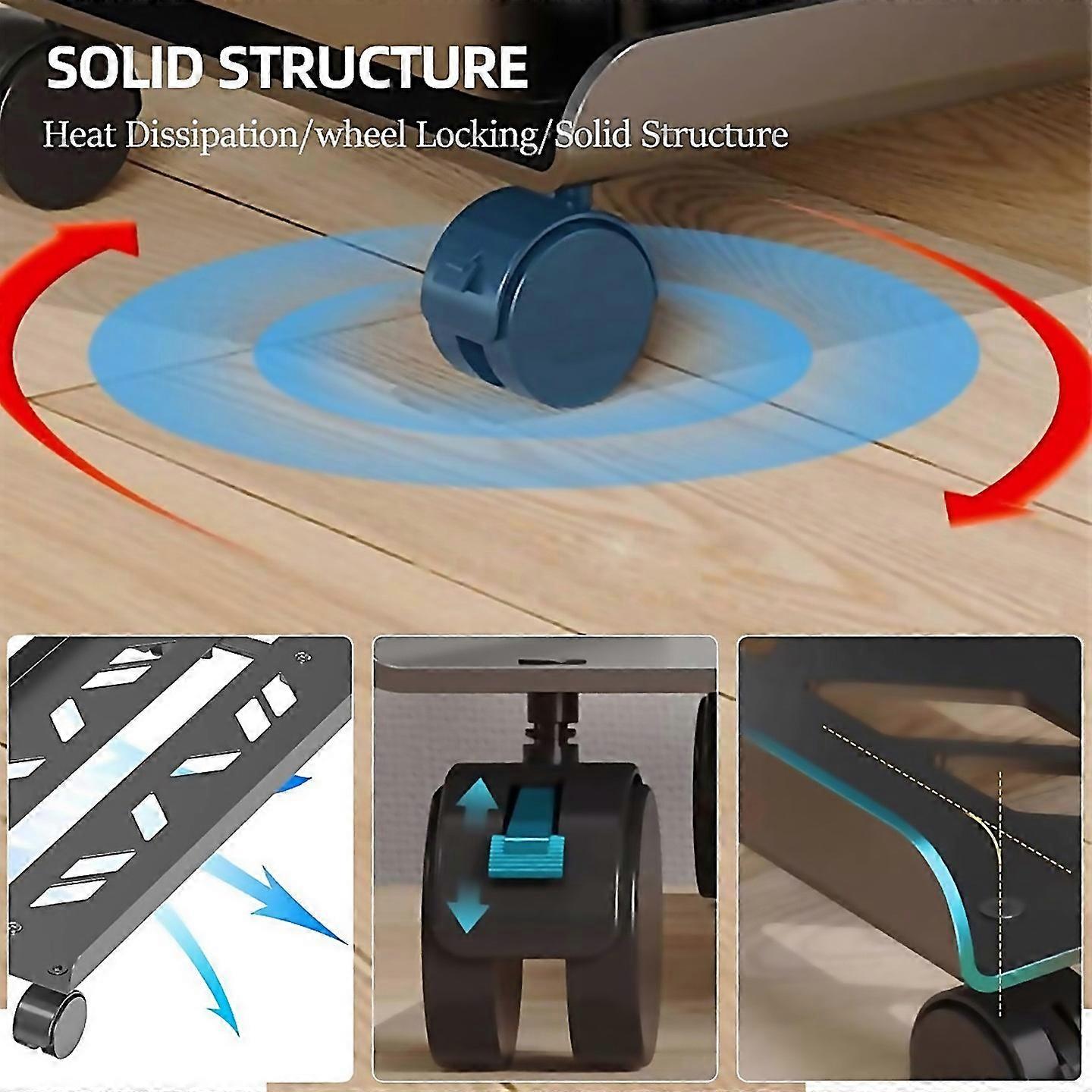 For Computer Tower Stand With Rolling Caster Wheels For Most Computer