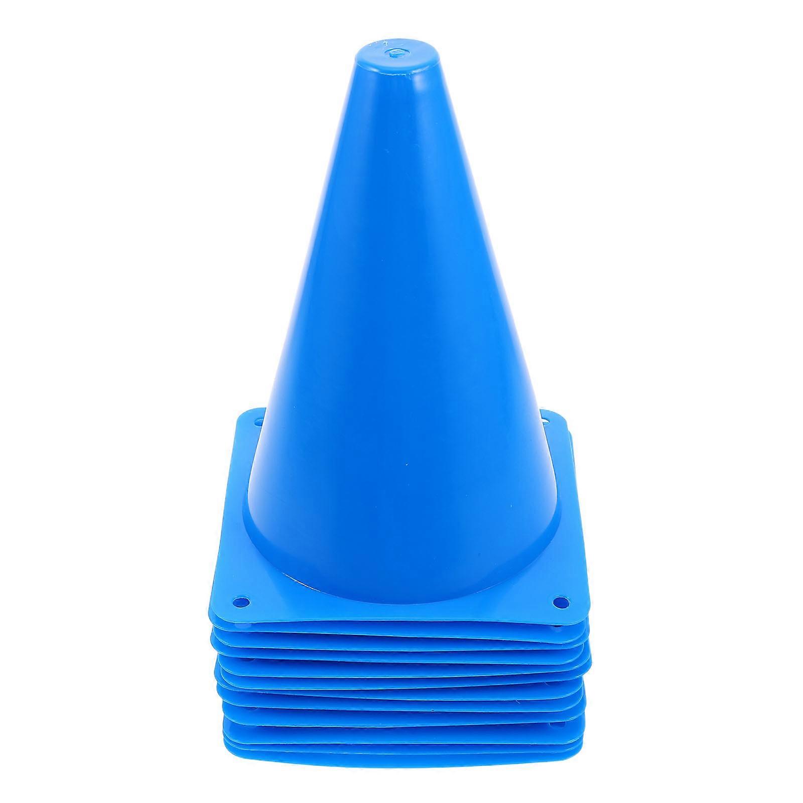 Soccer Cones For Drills Cone-Shaped Ice Cream Design Outdoor Use 18cm 12Pcs