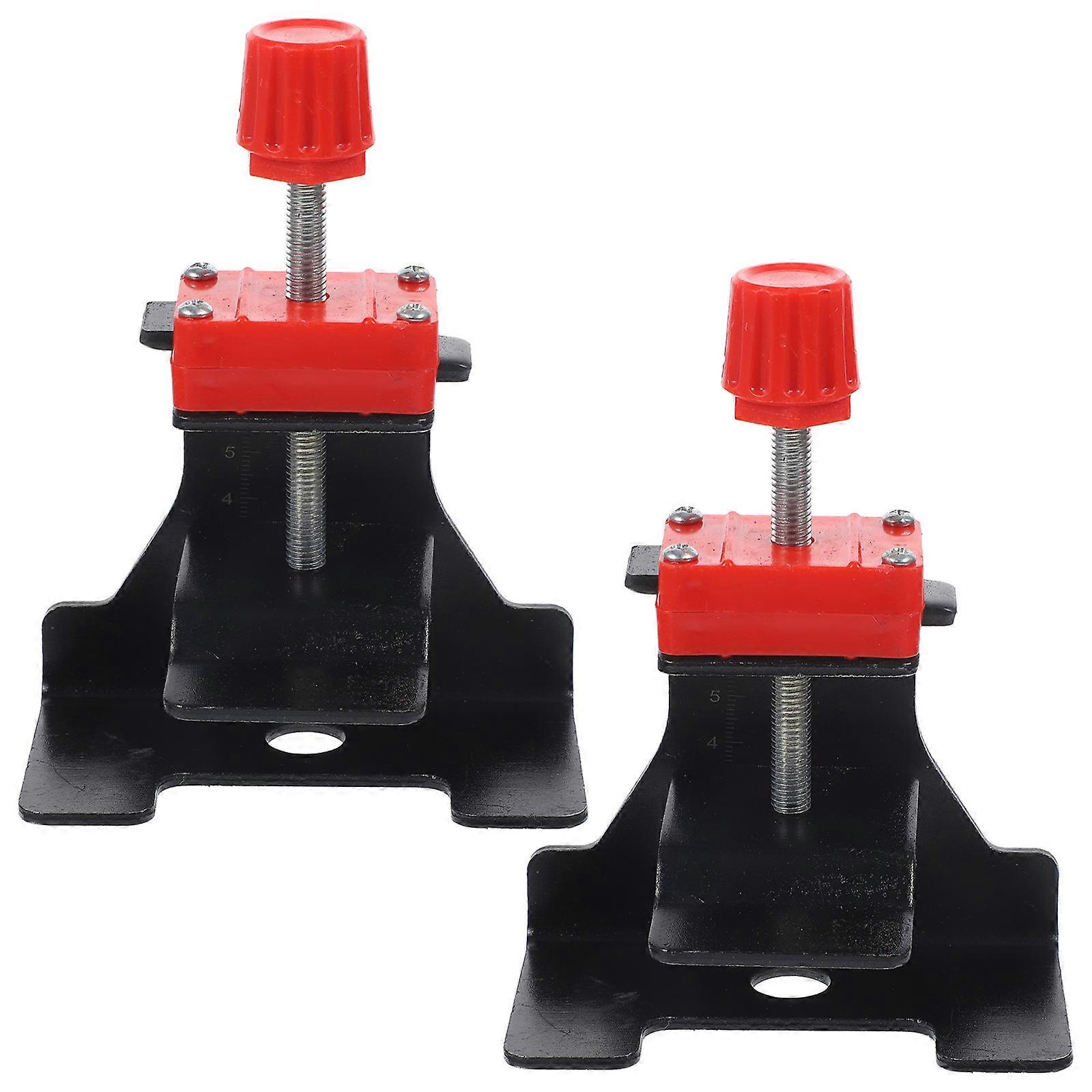 Foldable Tile Height Adjuster for Professional Use 4Pcs Black Tiling Tool